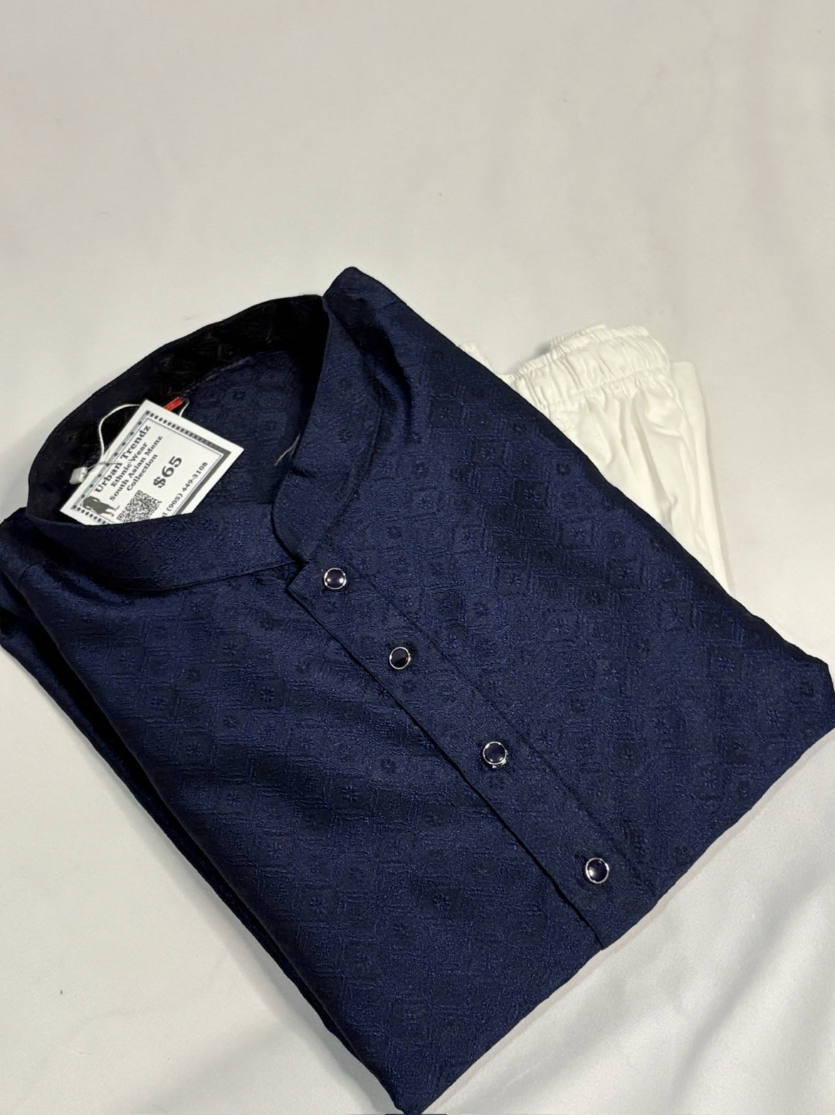 Midnight Indigo Kurta Pajama Set