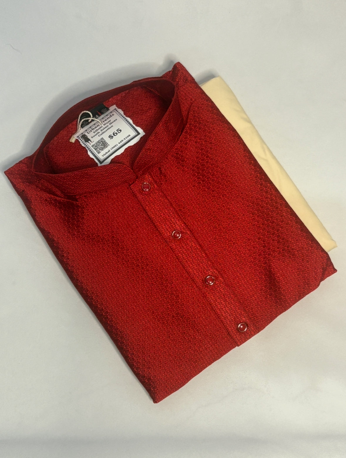 Crimson Royale Kurta Pajama Set