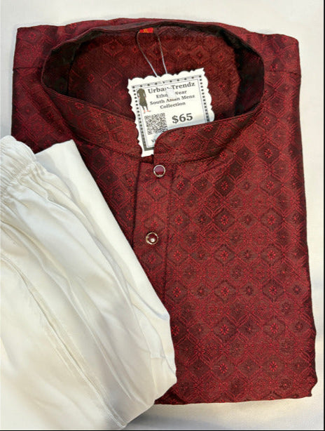 Royal Maroon Kurta Pajama Set