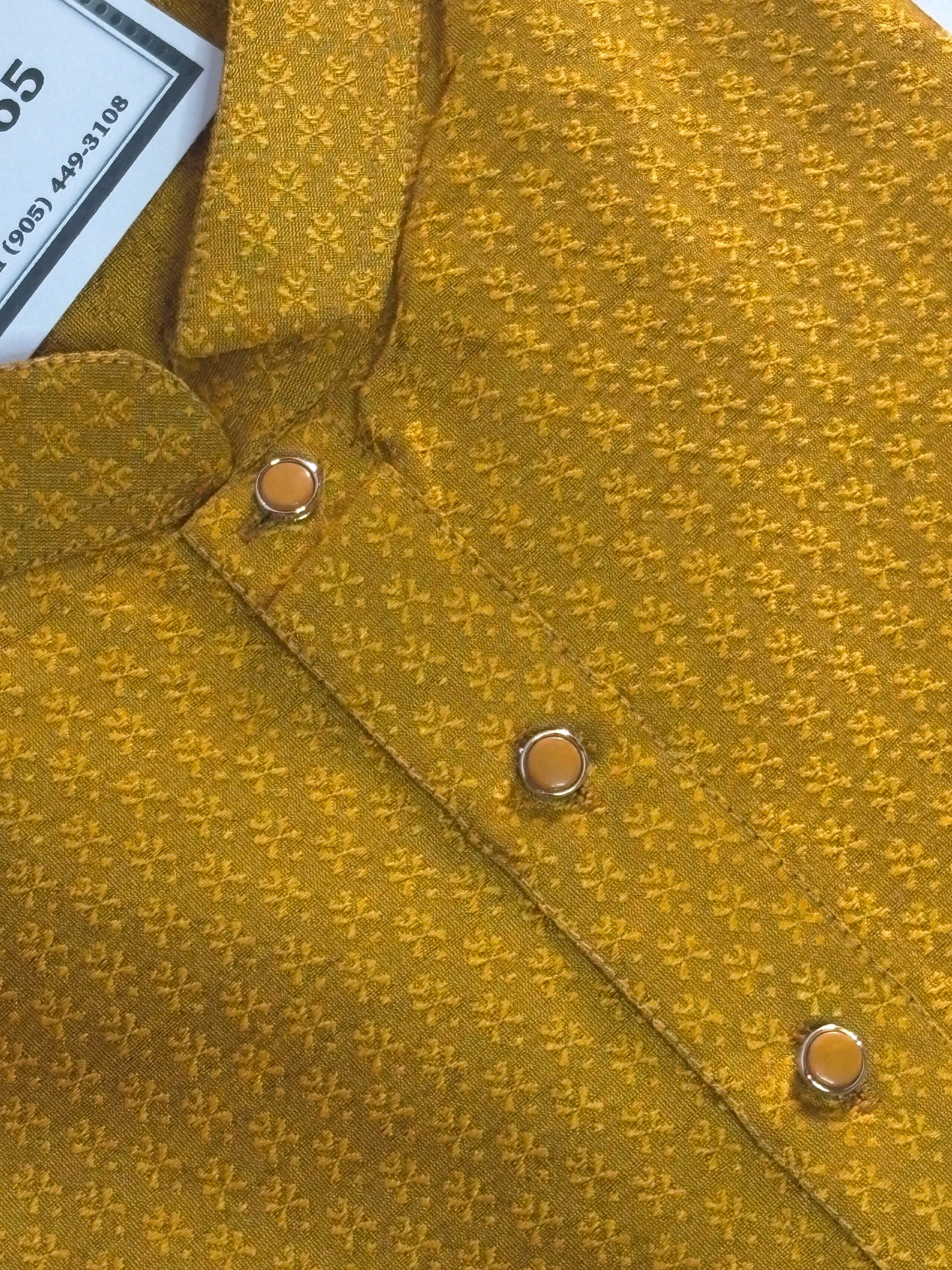 Rich mustard or turmeric yellow Kurta Pajama
