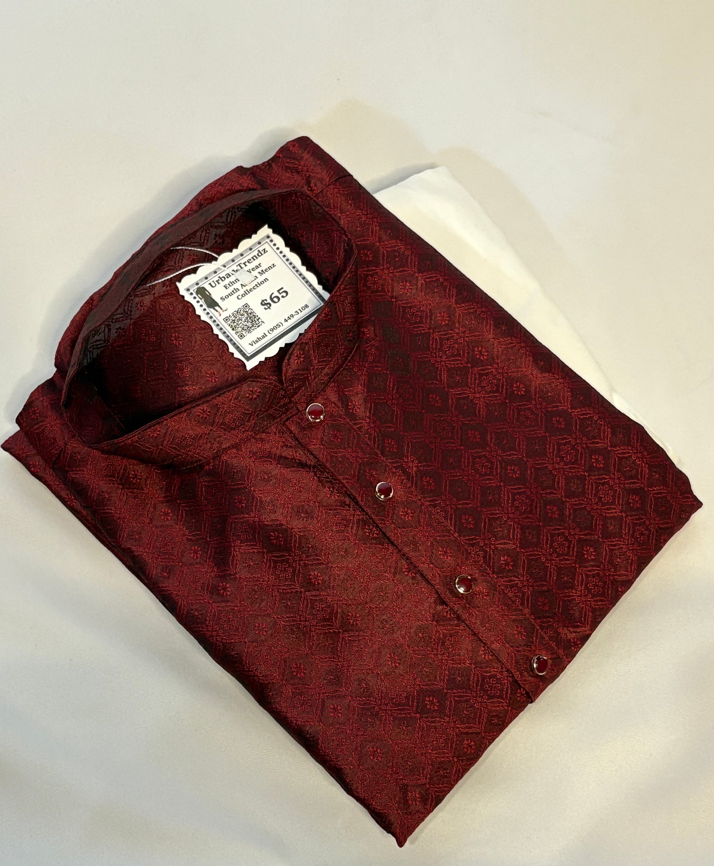 Royal Maroon Kurta Pajama Set