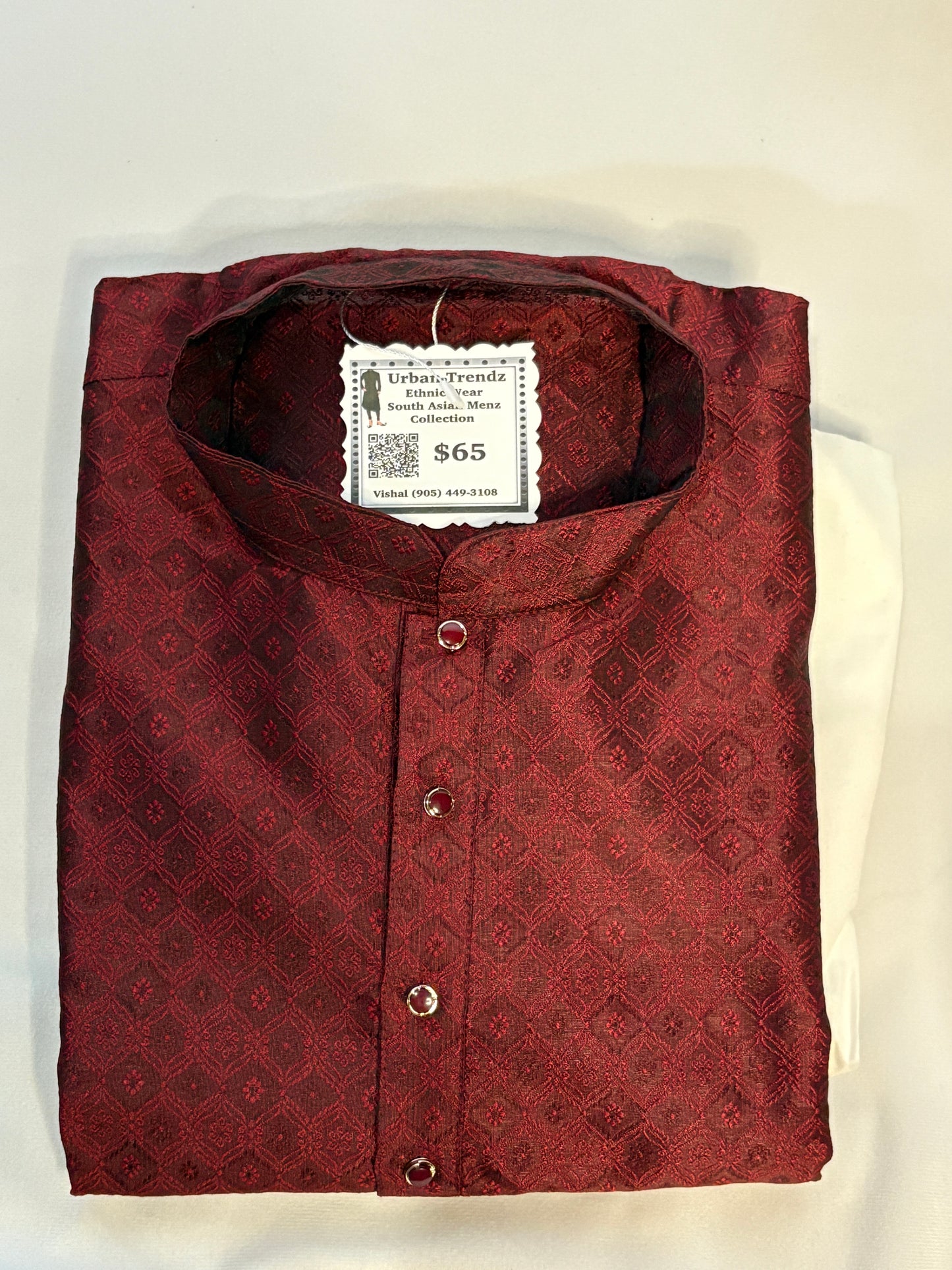 Royal Maroon Kurta Pajama Set