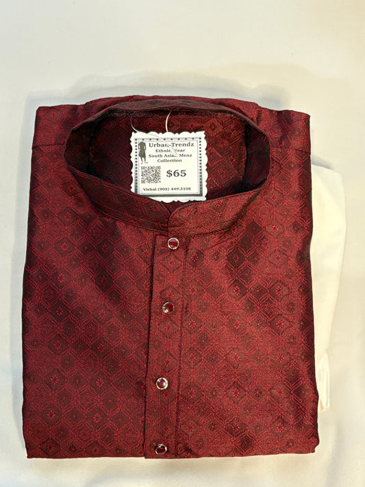 Royal Maroon Kurta Pajama Set