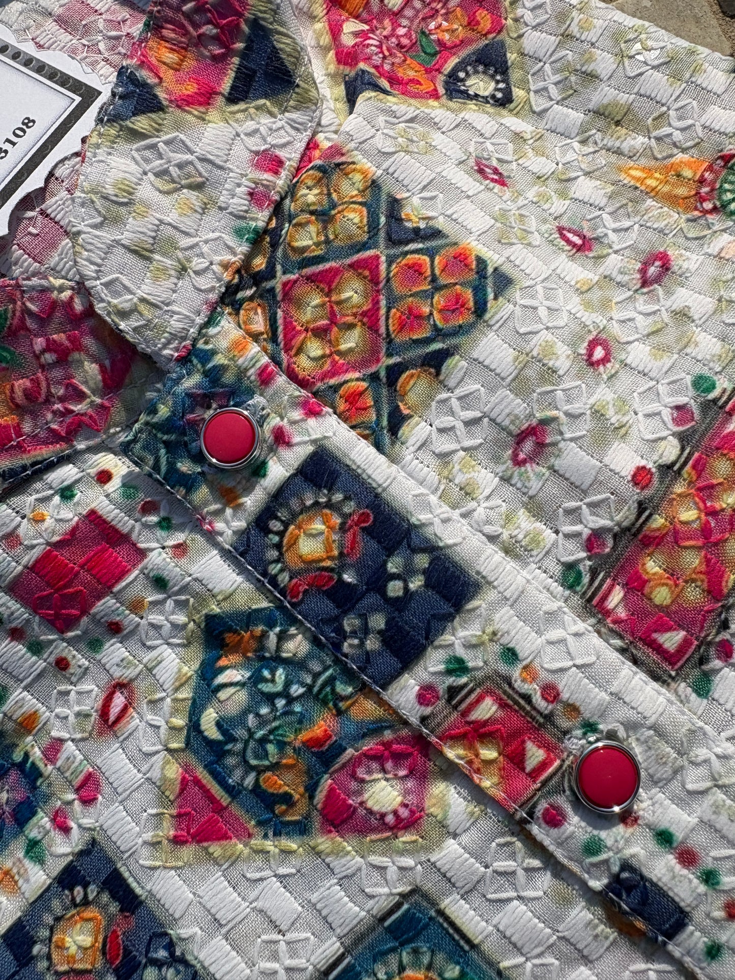 Multicolored Mirror Mosaic Sequin Kurta Pajama Set