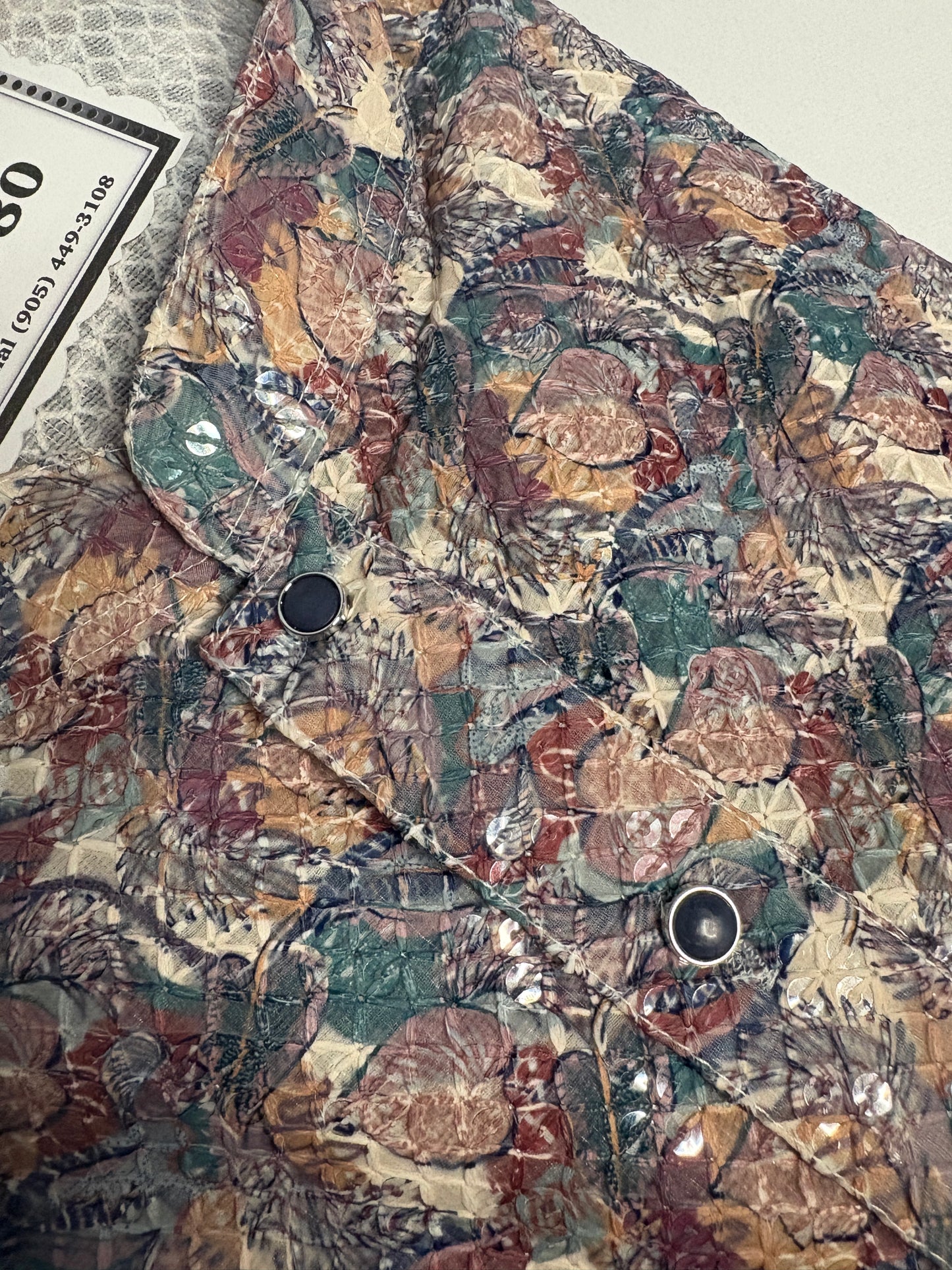Antique Florals Sequin Kurta Pajama Set