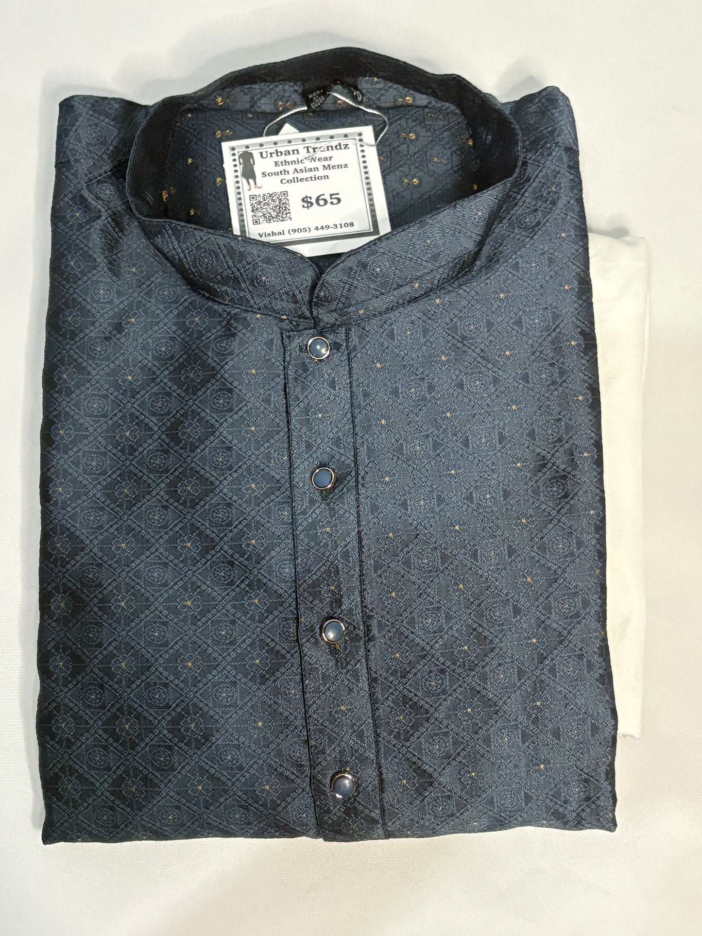 Midnight Regal Kurta Pajama Set