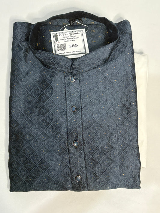 Midnight Regal Kurta Pajama Set