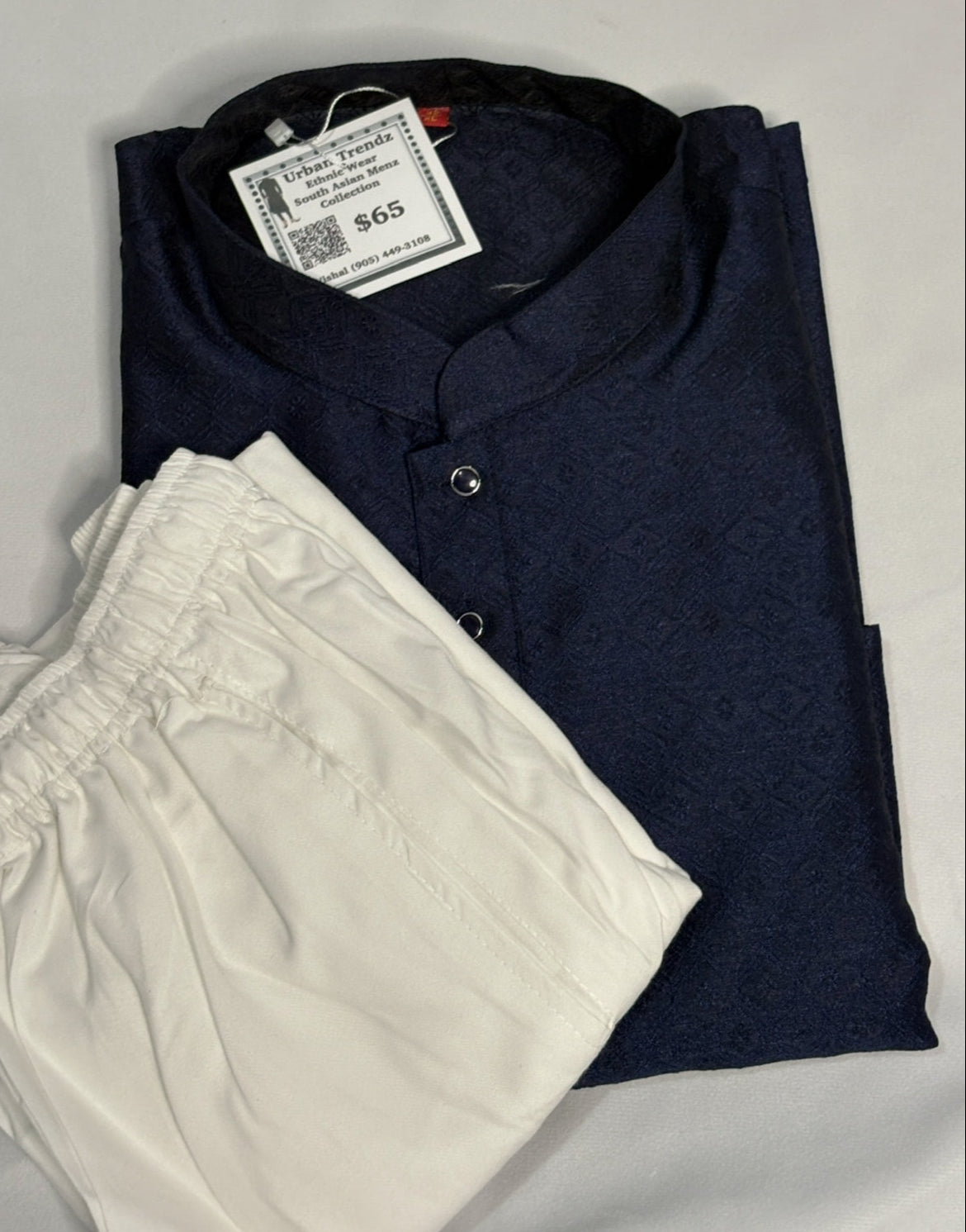 Midnight Indigo Kurta Pajama Set