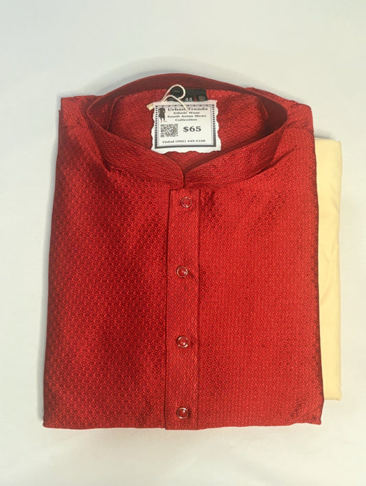 Crimson Royale Kurta Pajama Set