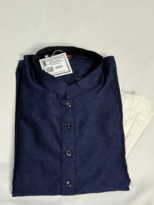 Midnight Indigo Kurta Pajama Set