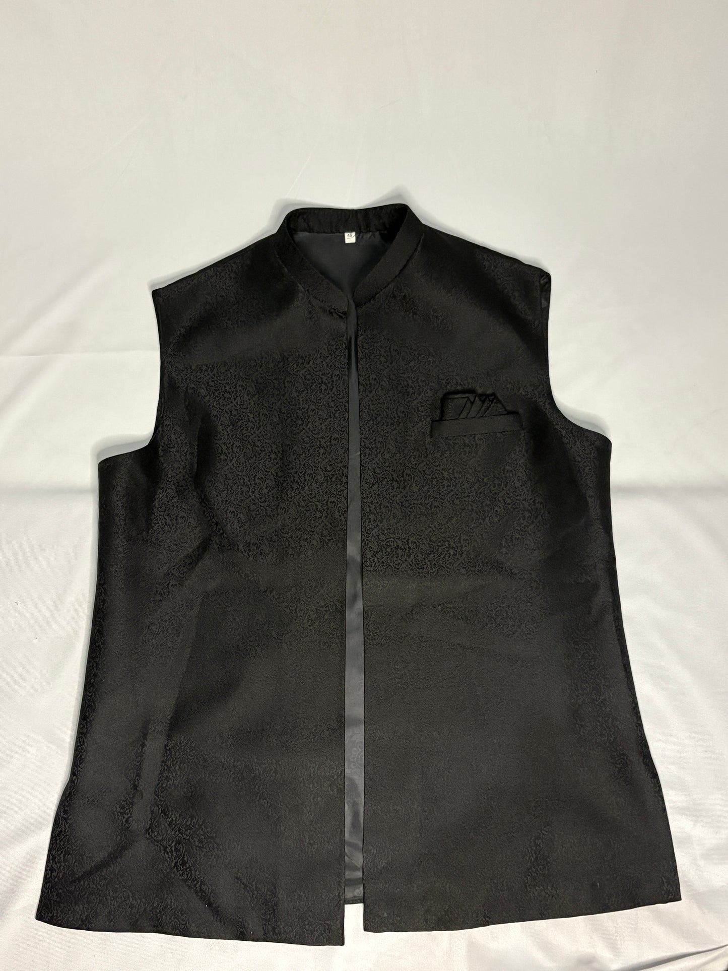Black Damask Brocade Modi Jacket